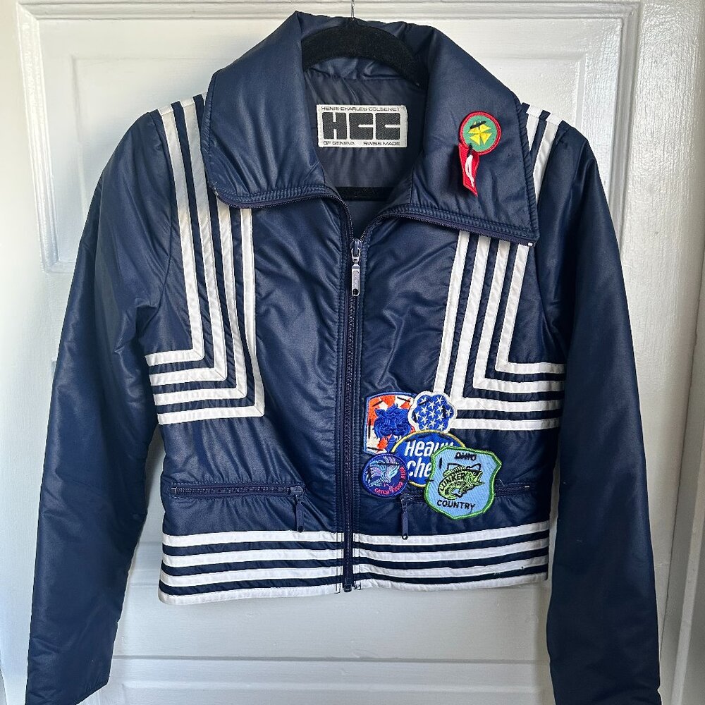 Vintage Rare Henri Charles Colsenet 70s Jacket Size S